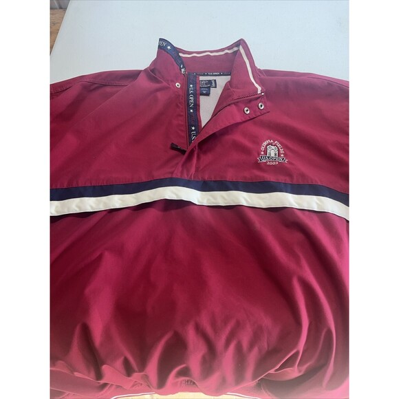 VTG US OPEN MARSHALS Windbreaker Pullover   2003 Olympia Fields Men’s XL - Picture 1 of 7